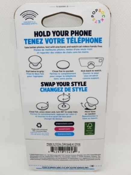 Popsockets Swappable Top Phone Grip & Stand - DECONSTRUCTED BOUQUET - Picture 2 of 4